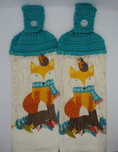 Winter Polar Bear Hanging Kitchen Towel Set