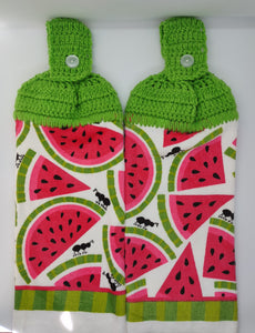 Watermelon & Ants Hanging Kitchen Towel Set