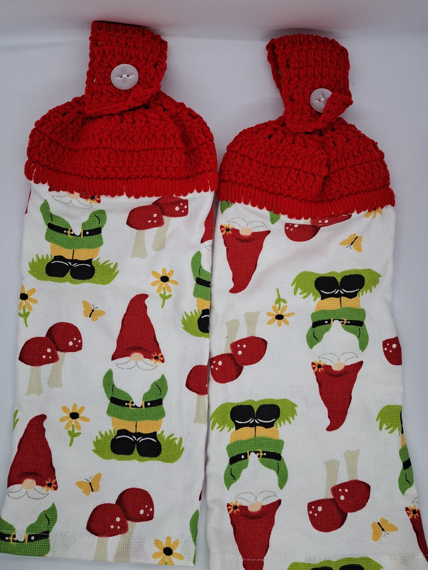 Garden Gnome Hanging Kitchen Towel Set