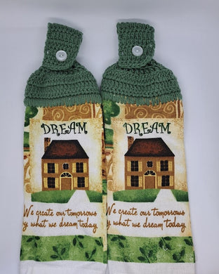 Dream Home, Hanging Kitchen Towel Set