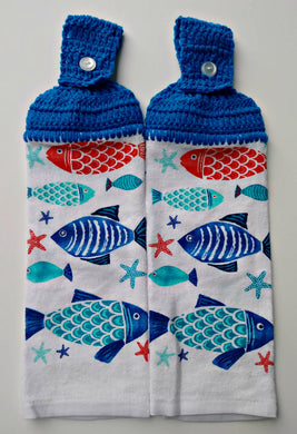 Fish Hanging Kitchen Towel Set