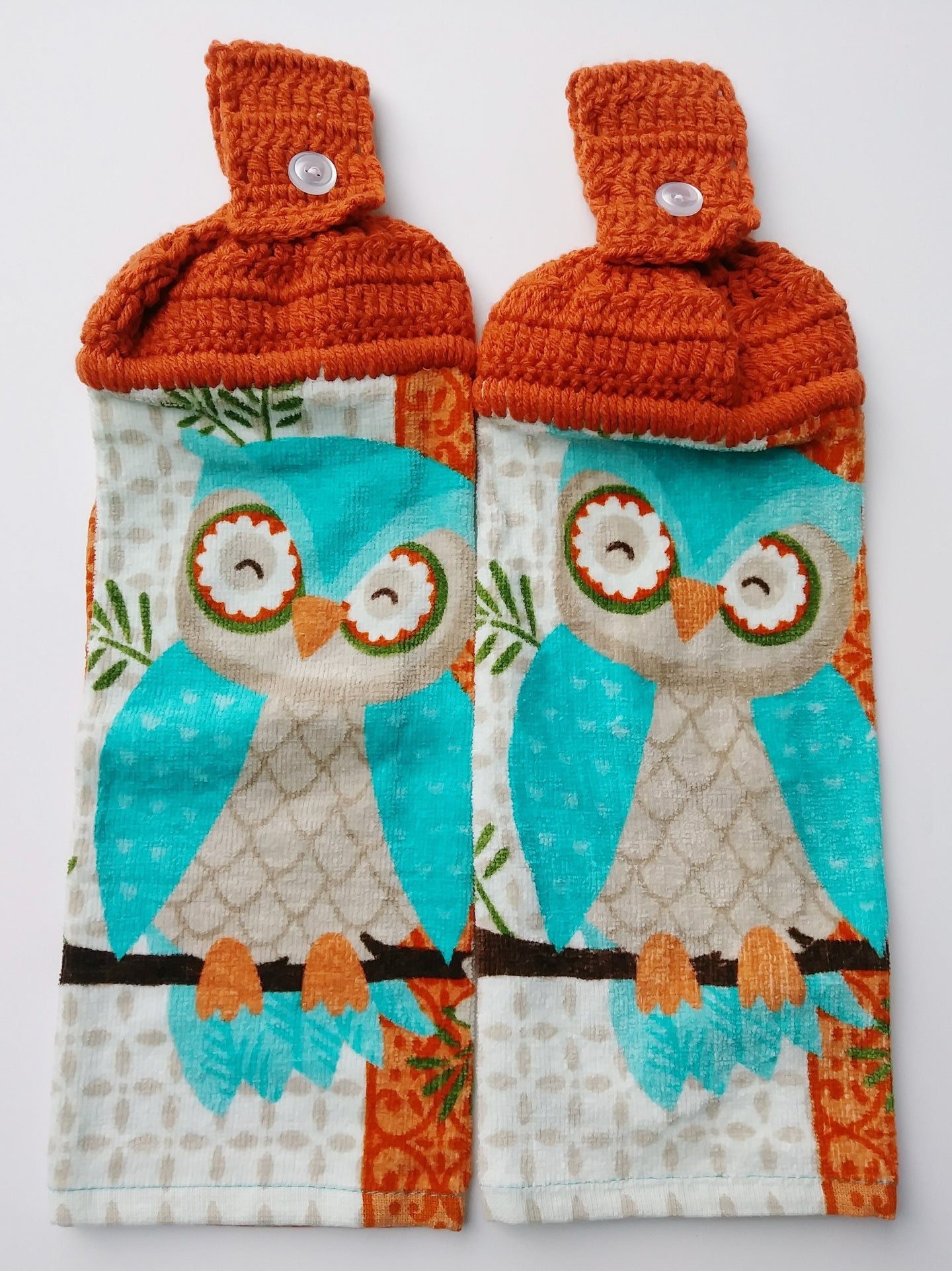 Bright Owl Hanging Kitchen Towel Set