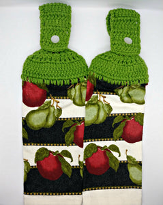 Apples & Pears Hanging Kitchen Towel Set