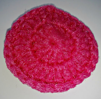 Pink Coral Nylon Dish Scrubbies