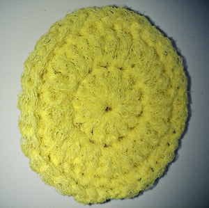 Soft Yellow Nylon Dish Scrubbies