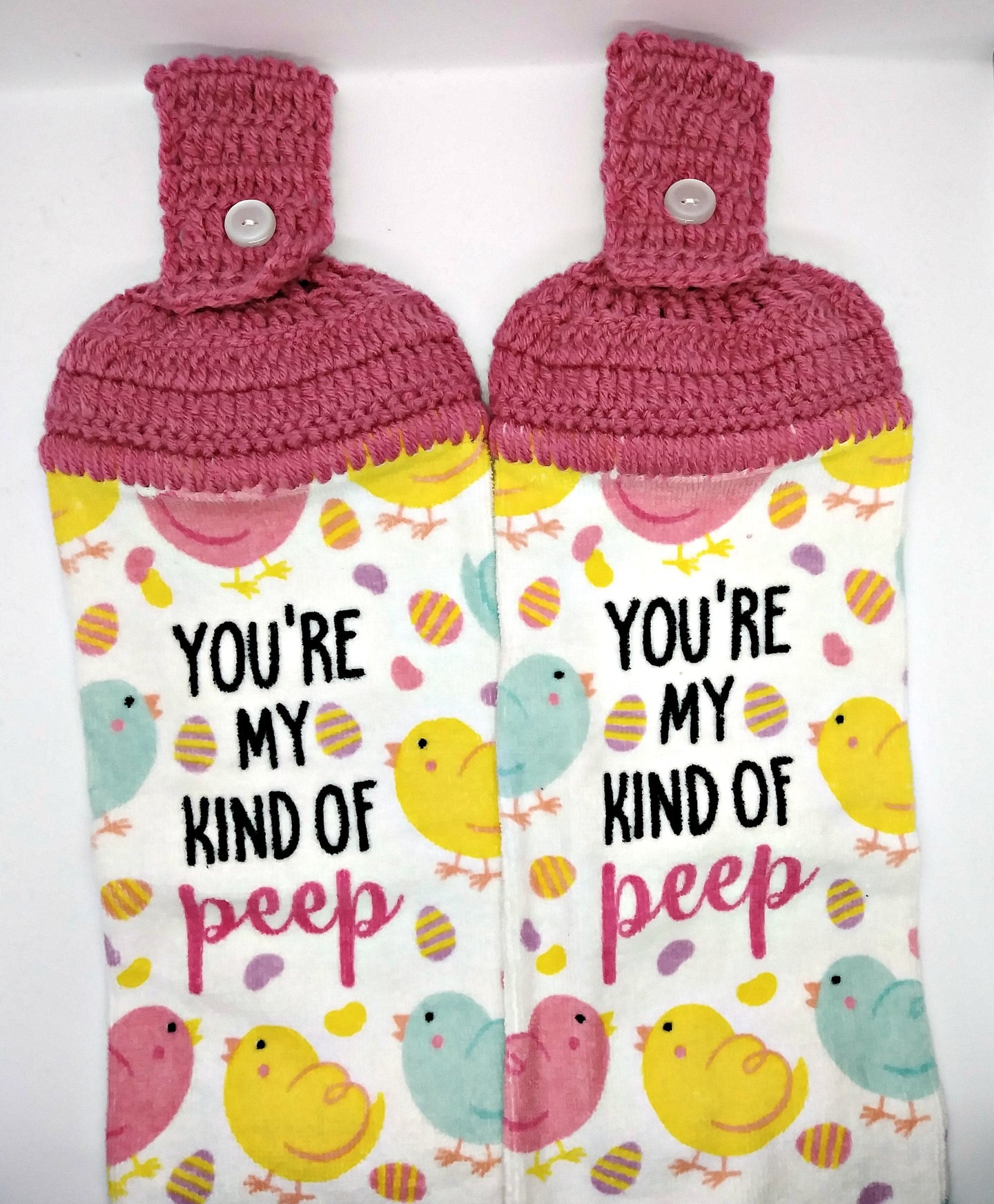Your My Kind of Peep Easter Hanging Kitchen Towel Set