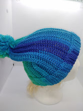 Load image into Gallery viewer, Blue Greens Pompom Basic Winter Hat Unisex