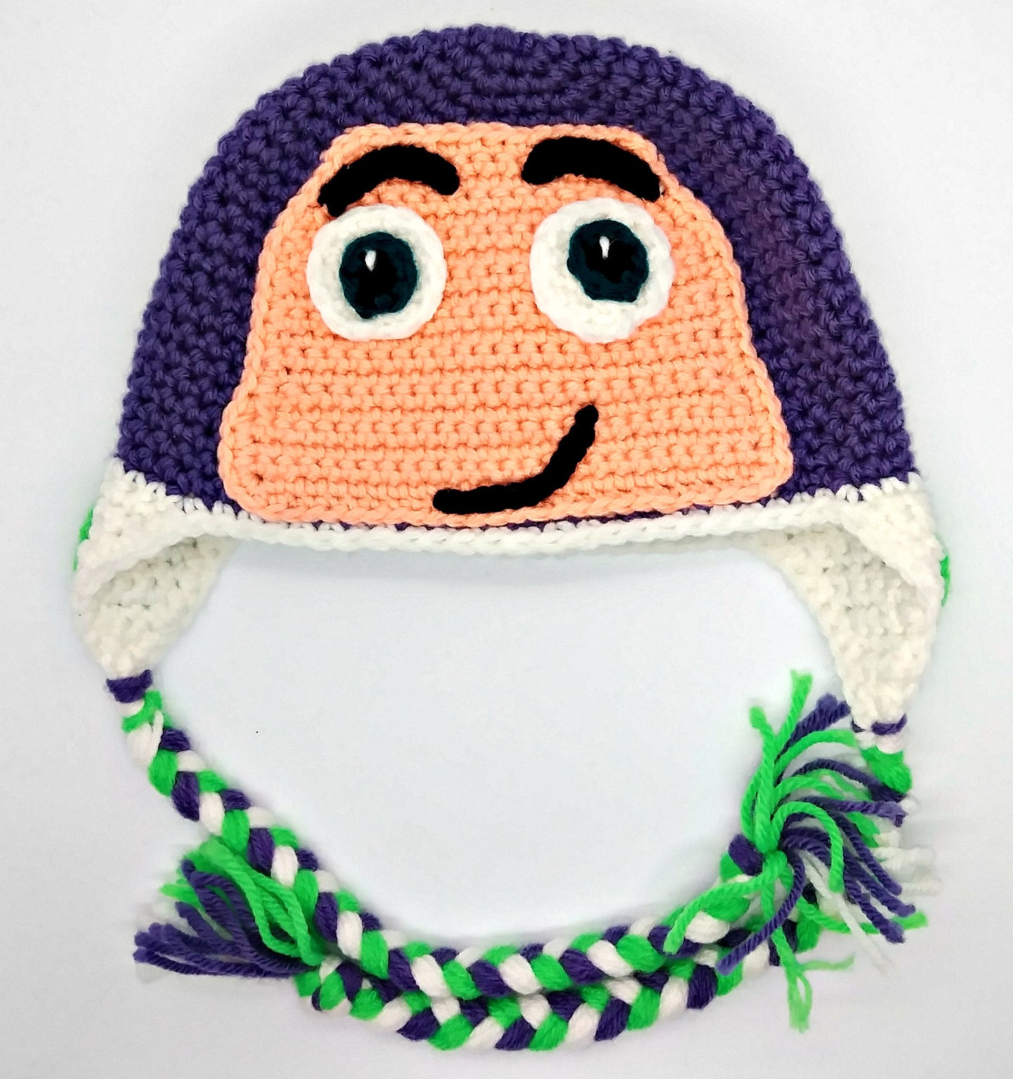 Space Ranger Character Winter Braided Hat Toddler Child Size