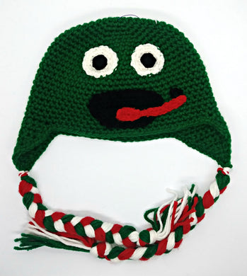 Froggy Character Winter Braided Hat Baby Toddler Size