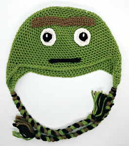 Garbage Monster Character Winter Braided Hat Toddler Child Size