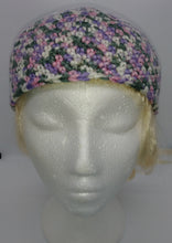 Load image into Gallery viewer, Pink Gray White Lavender Variegated Basic Winter Beanie Hat Ladies Teen