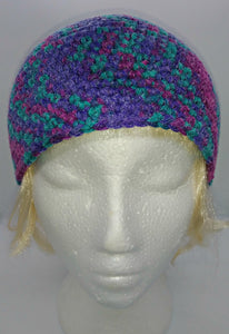 Gemstone Jeweltones Magenta Teal Purple Basic Winter Beanie Ladies Teen Hat