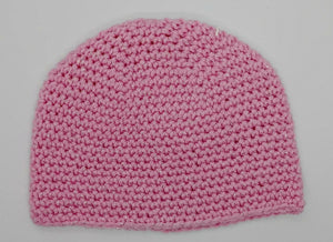 Pink Glitter Basic Winter Beanie Ladies Teen Hat