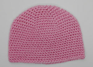 Child's Pink Glitter Basic Winter Beanie Hat