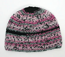Load image into Gallery viewer, Pink, Gray Black Basic Winter Beanie Ladies Teen Hat