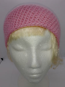 Pink Glitter Basic Winter Beanie Ladies Teen Hat