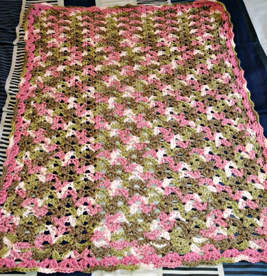 Pink Camo Baby Blanket 24