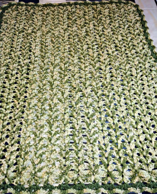 Green & Beige Camo Baby Blanket 24