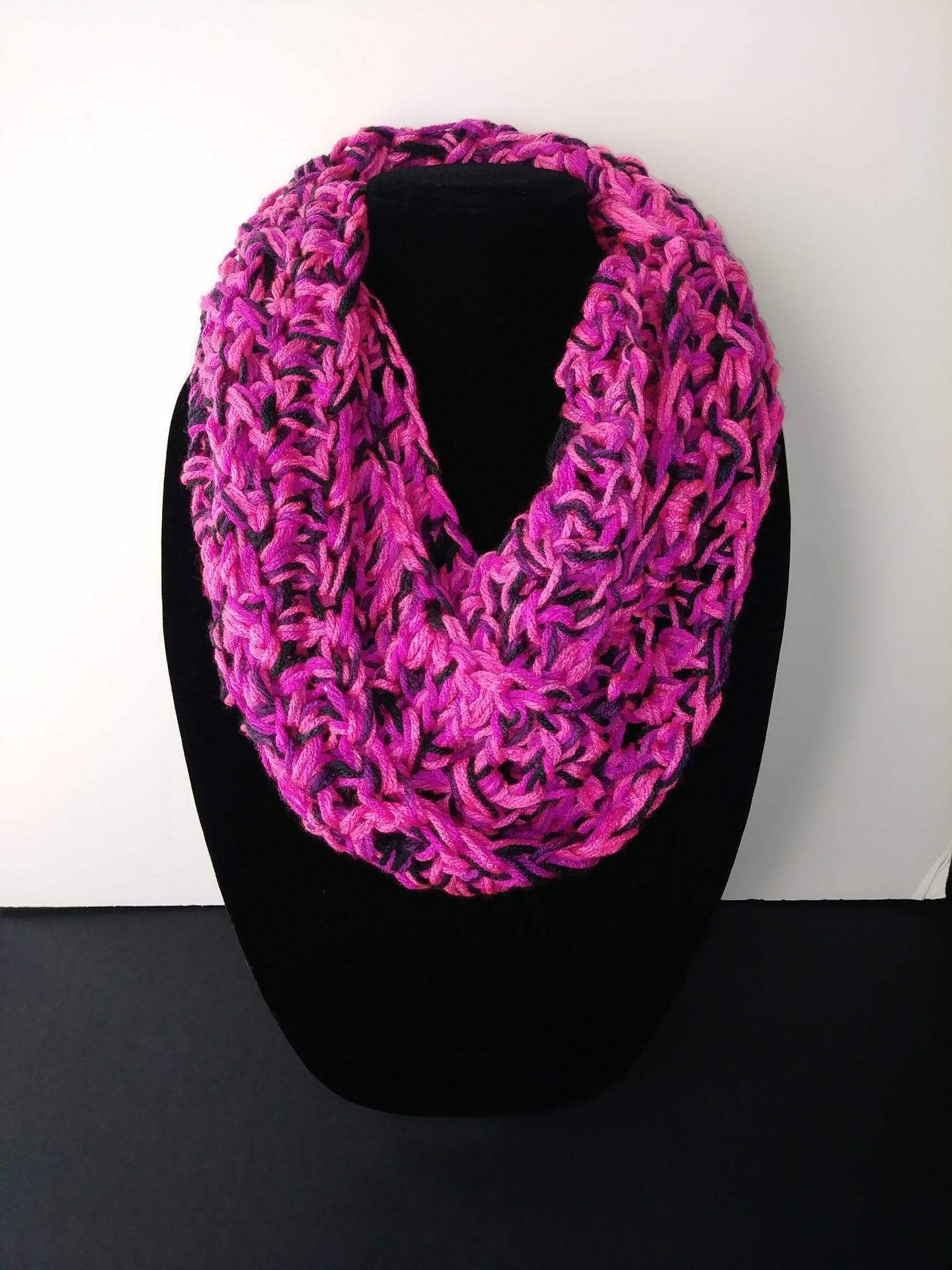 Pink Panther Winter Infinity Scarf Cowl