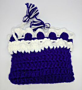 Little Girl's Bassinette Purse With Doll