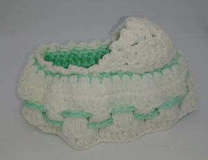 Little Girl's Bassinette Purse With Doll