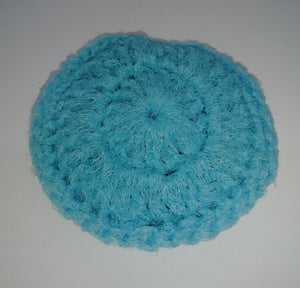 Dusty Light Blue Nylon Dish Scrubbies