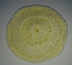 Very Pale Yellow Nylon Dish Scrubbies
