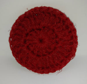 Dark Red Nylon Dish Scrubbies