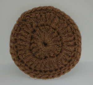 Medium Brown Nylon Dish Scrubbies