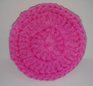 Bright Pink Nylon Dish Scrubbies