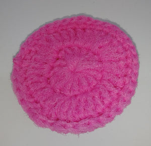 Bright Pink Nylon Dish Scrubbies