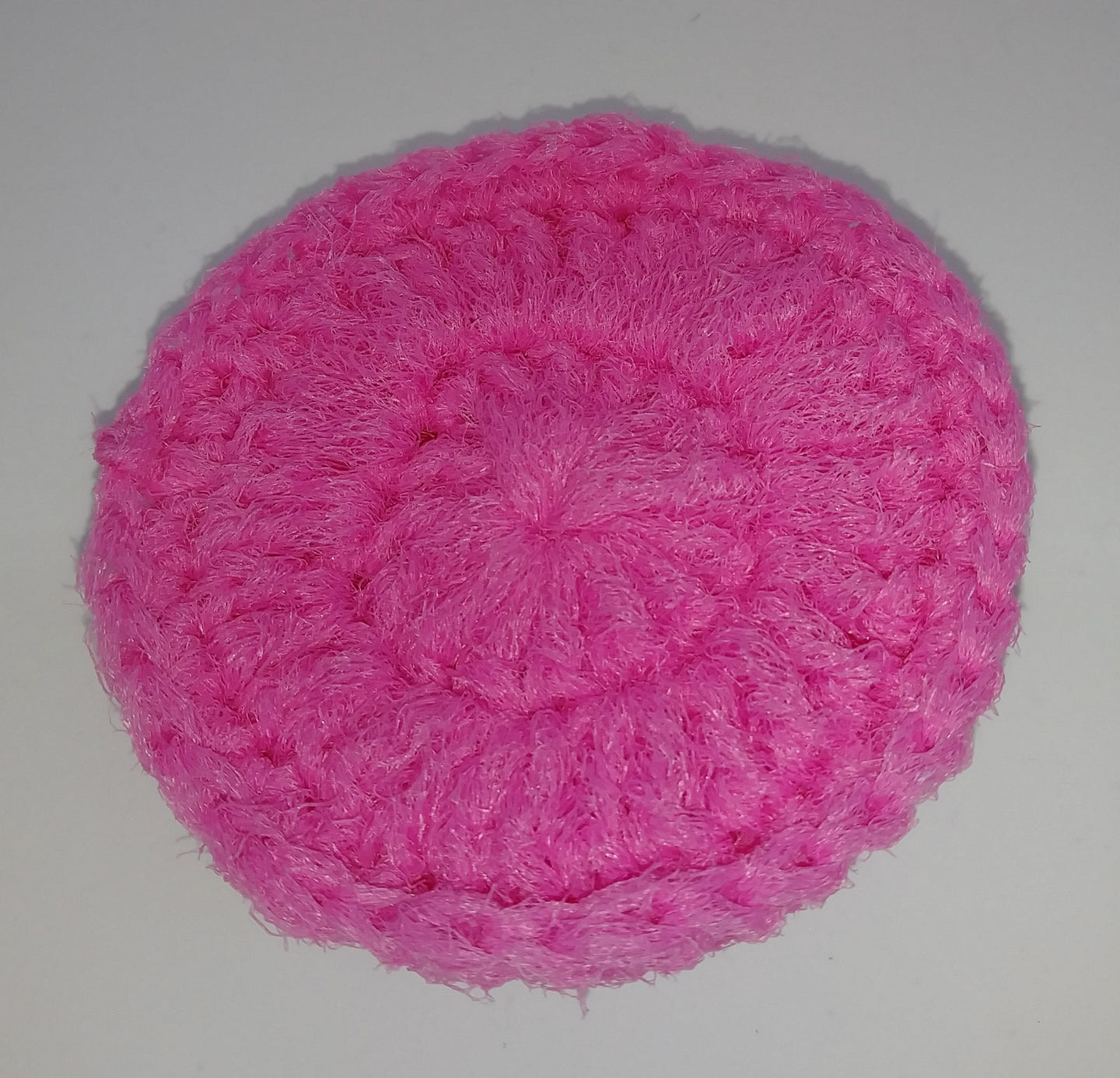 Bright Pink Nylon Dish Scrubbies