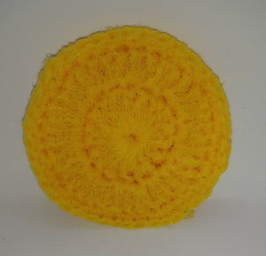 Starburst Yellow Nylon Dish Scrubbies