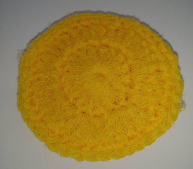 Starburst Yellow Nylon Dish Scrubbies