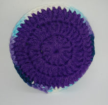 Load image into Gallery viewer, Moonstone &amp; Dark Purple Cotton &amp; Nylon Dish Scrubbies