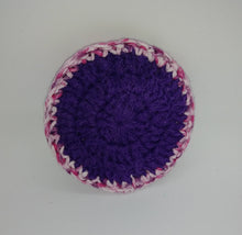 Load image into Gallery viewer, Pink Magenta Purple Cotton &amp; Nylon Dish Scrubbies