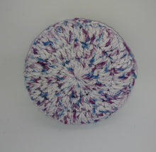 Load image into Gallery viewer, Blue Magenta Purple Cotton &amp; Nylon Dish Scrubbies