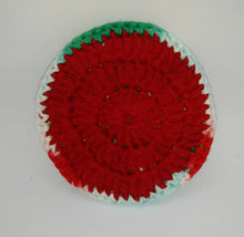 Load image into Gallery viewer, Christmas Variegated Red Cotton &amp; Nylon Dish Scrubbies