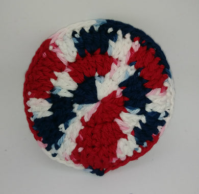 Faded Glory Red  Cotton & Nylon Dish Scrubbies