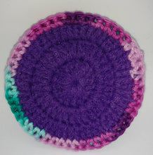 Load image into Gallery viewer, Purple Teal Cotton &amp; Nylon Dish Scrubbies