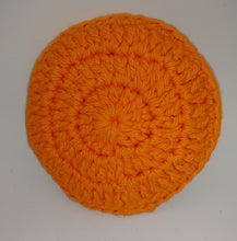 Load image into Gallery viewer, Orange Cotton &amp; Nylon Dish Scrubbies