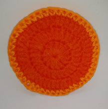 Load image into Gallery viewer, Orange Cotton &amp; Nylon Dish Scrubbies
