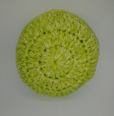 Lime Green Cotton & Nylon Dish Scrubbies