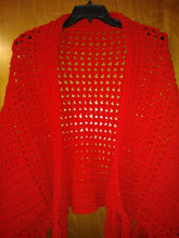 Load image into Gallery viewer, Red Ladies Pocket Shawl Women&#39;s Accessories