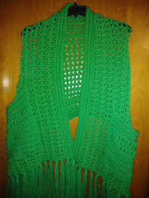 Emerald Green Ladies Pocket Shawl Women's Accessories