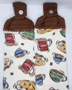 Hanging Kitchen Towel Topper Set