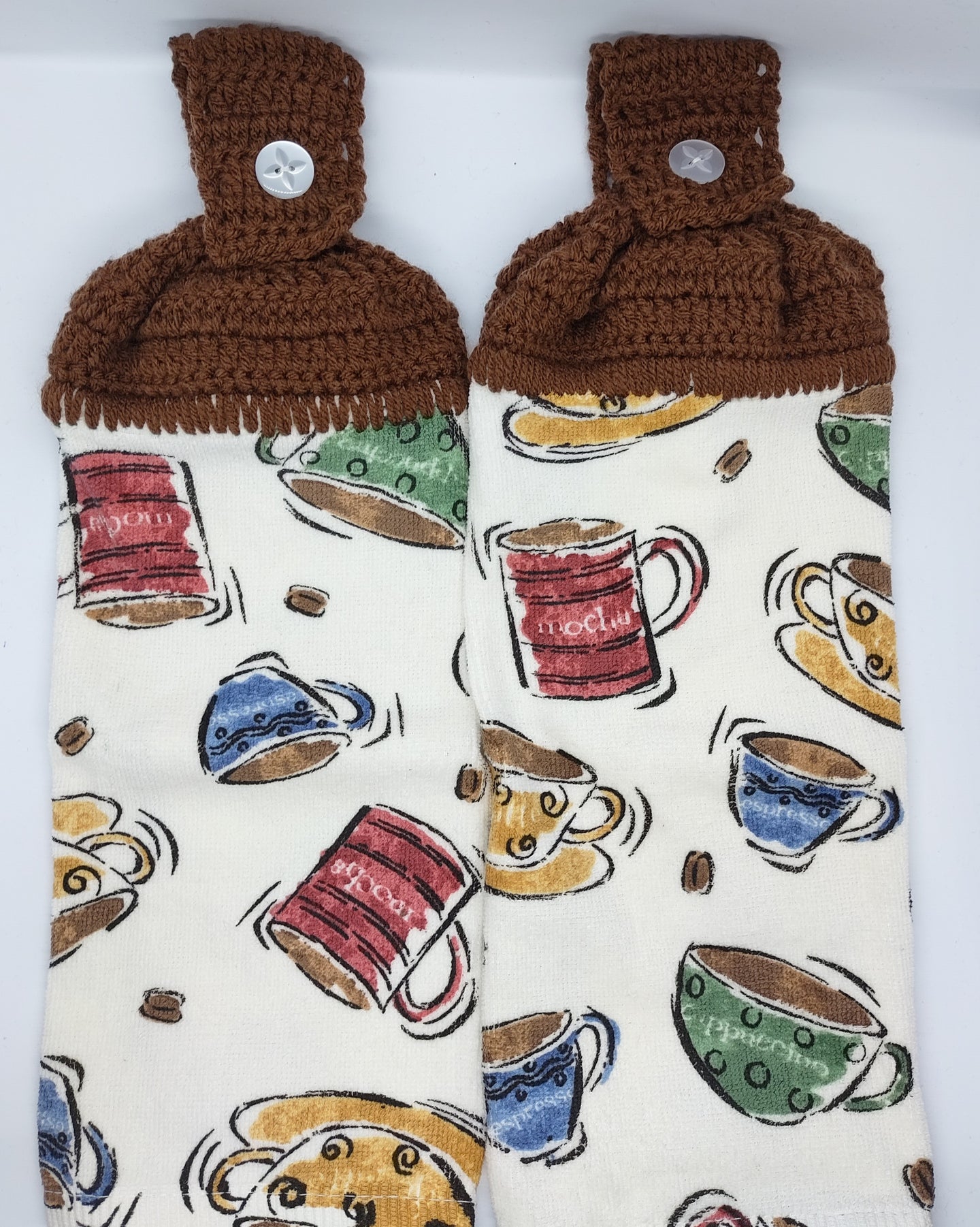 Hanging Kitchen Towel Topper Set