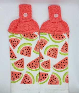 Watermelon Slices Hanging Kitchen Towel Set