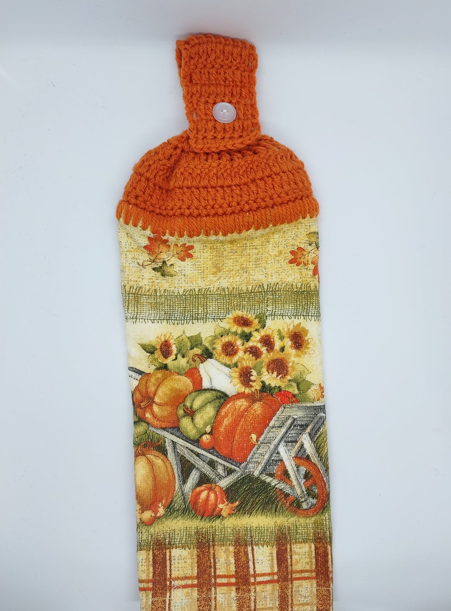 Fall Harvest Single Hanging Kitchen Towel Topper