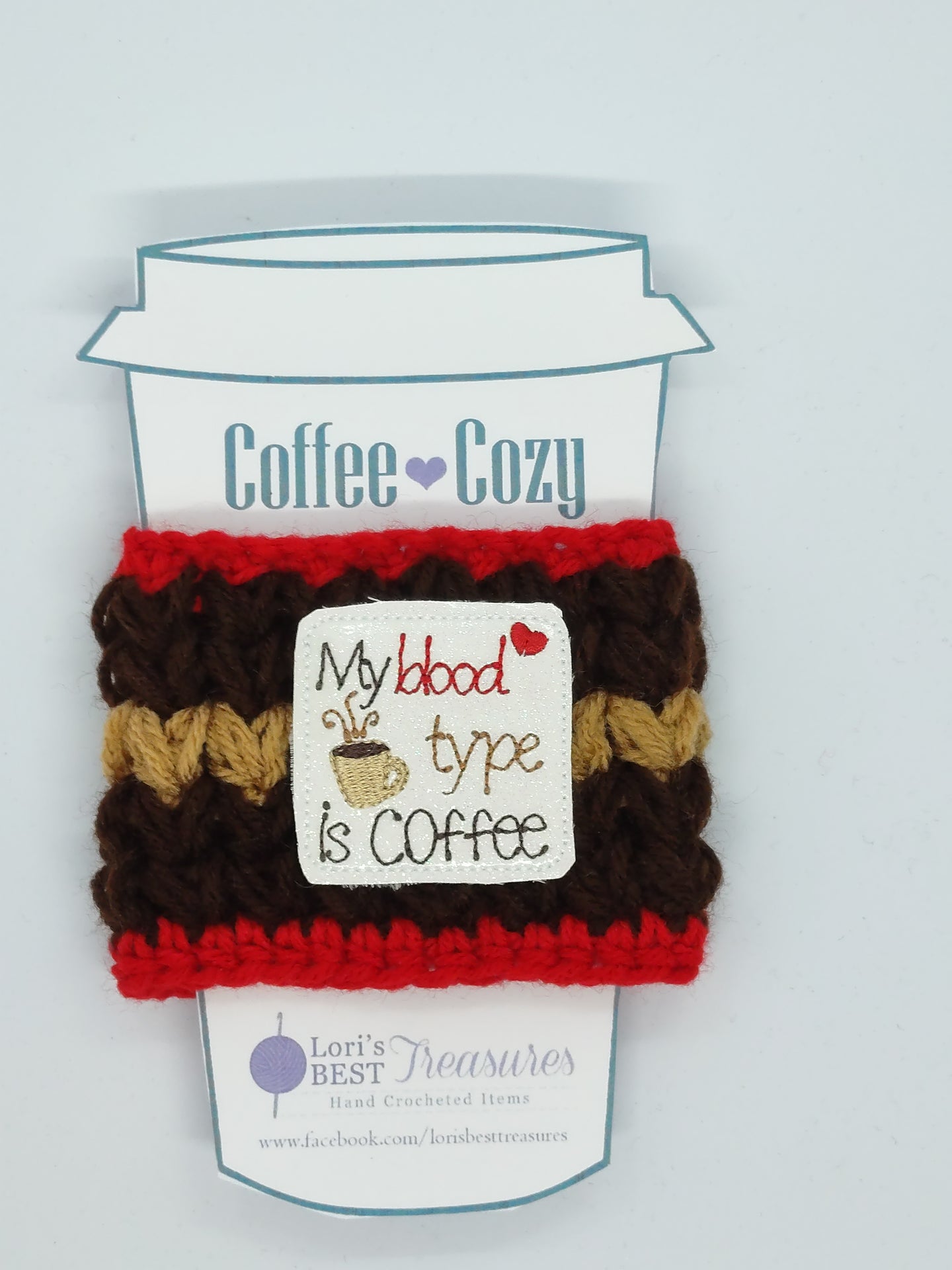 My Blood Type is Coffee Cup Cozy